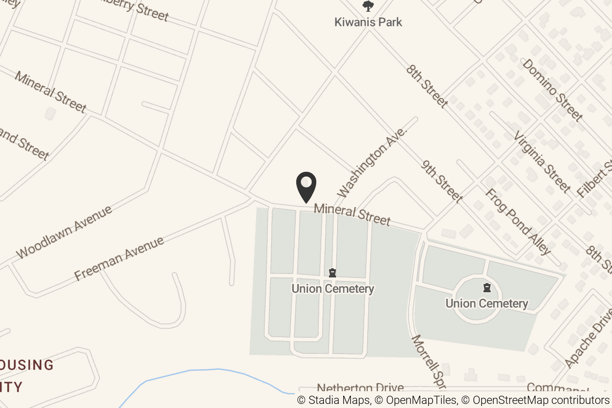 Map with location marker