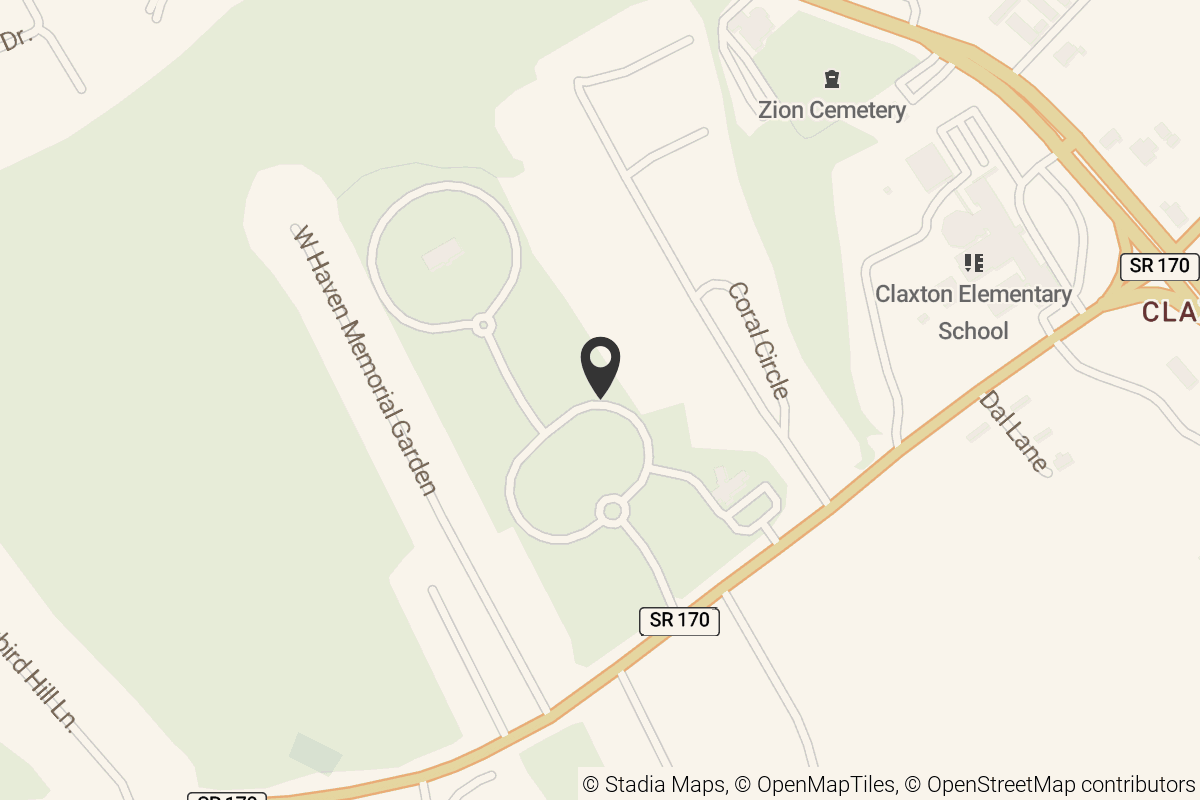 Map with location marker