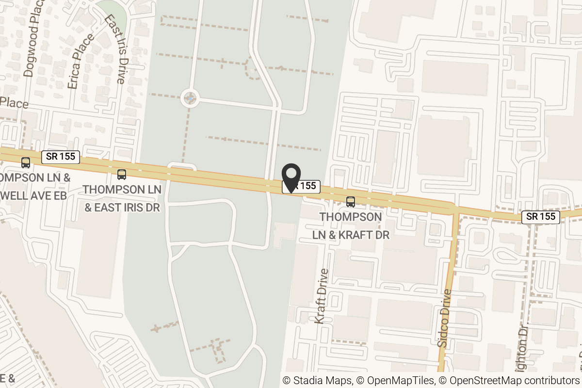 Map with location marker