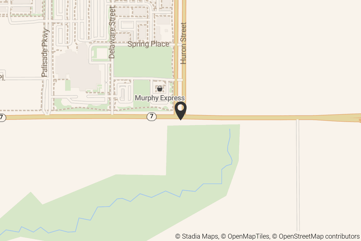 Map with location marker