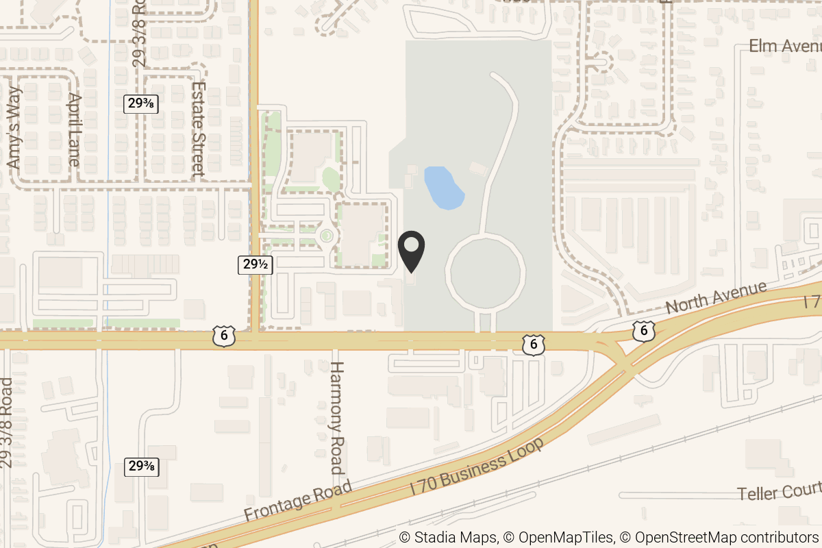 Map with location marker