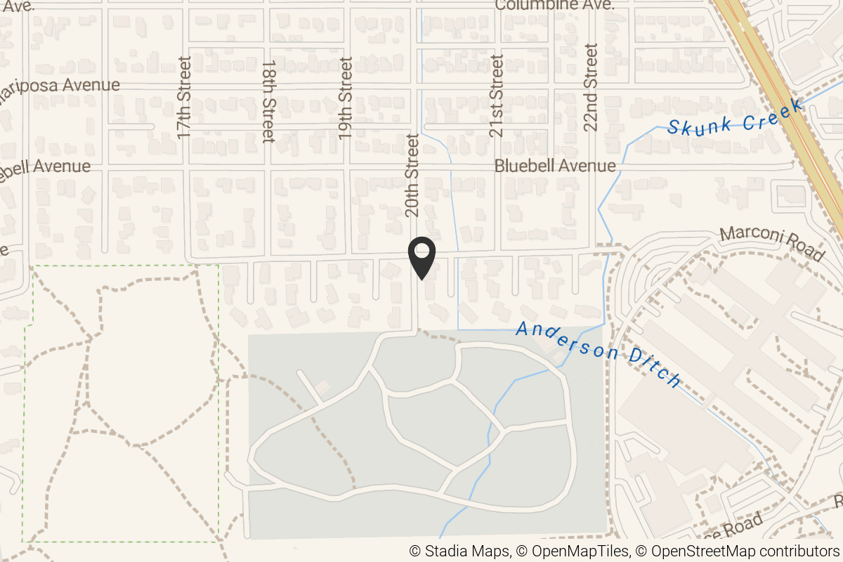 Map with location marker