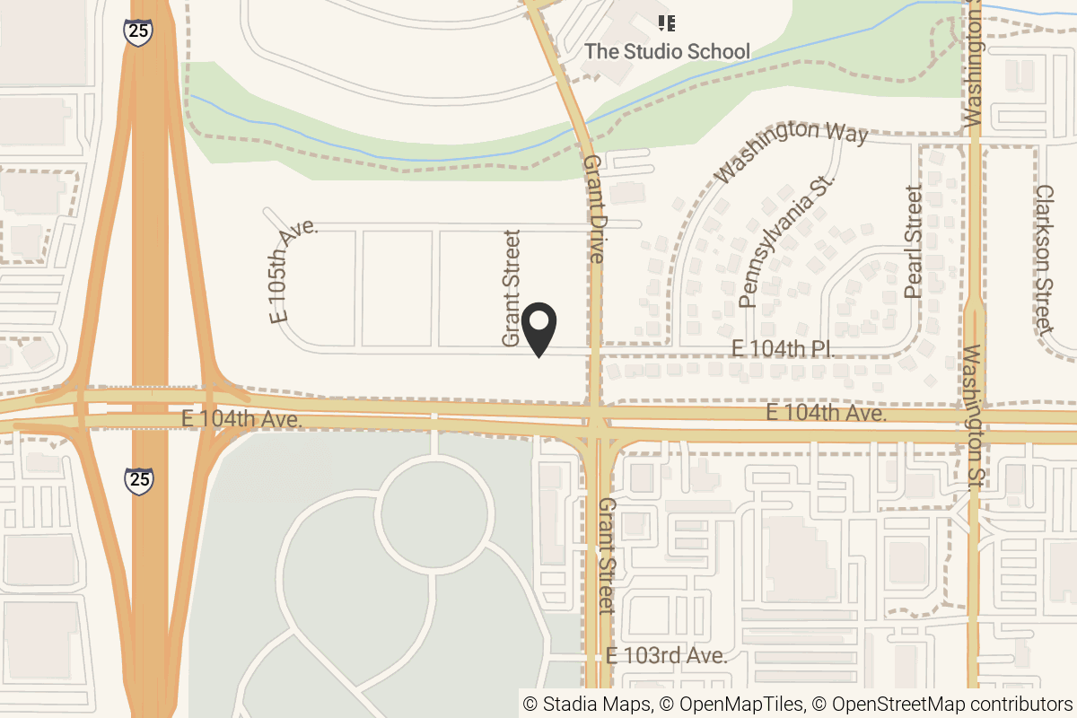 Map with location marker