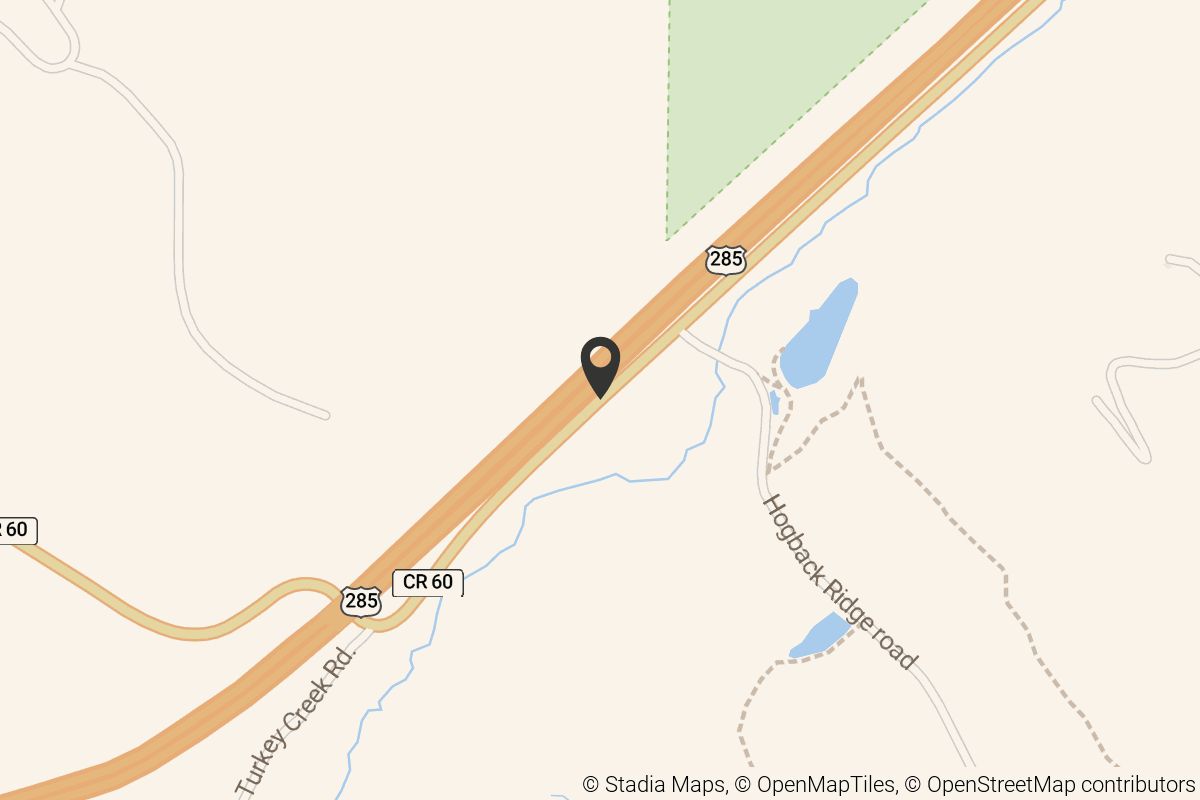 Map with location marker