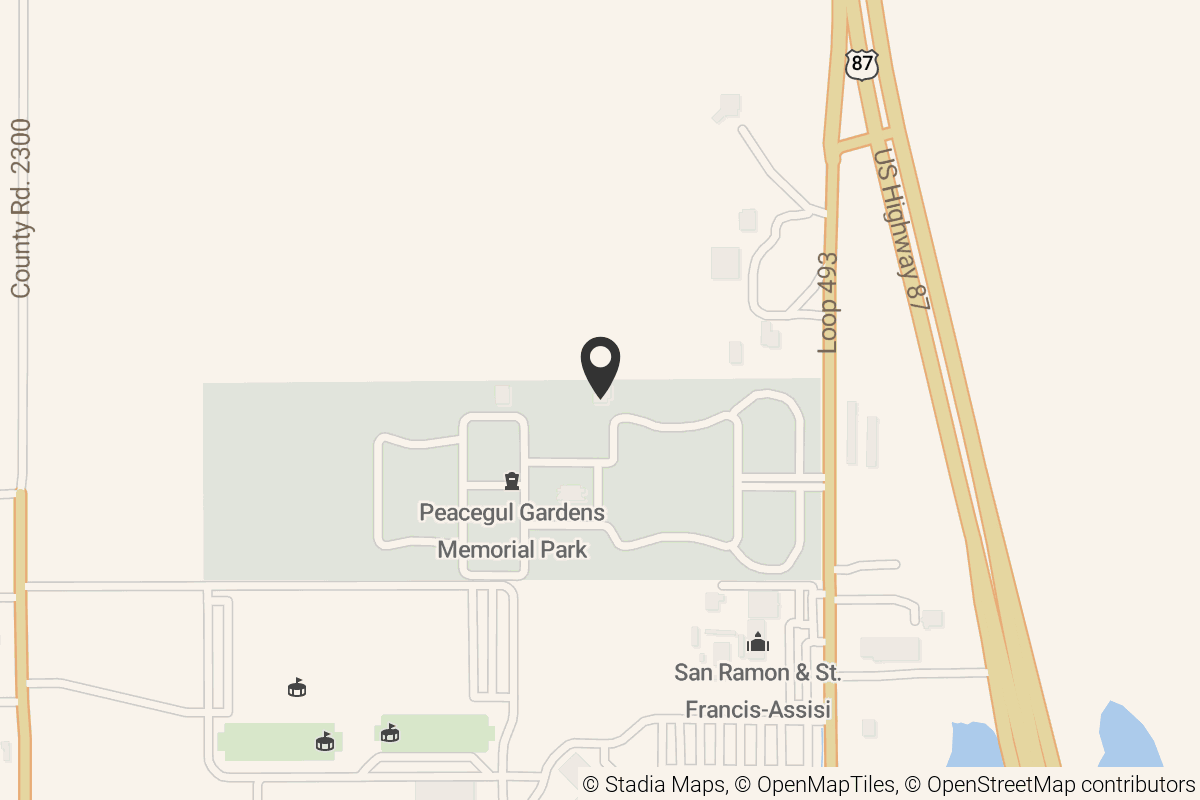 Map with location marker