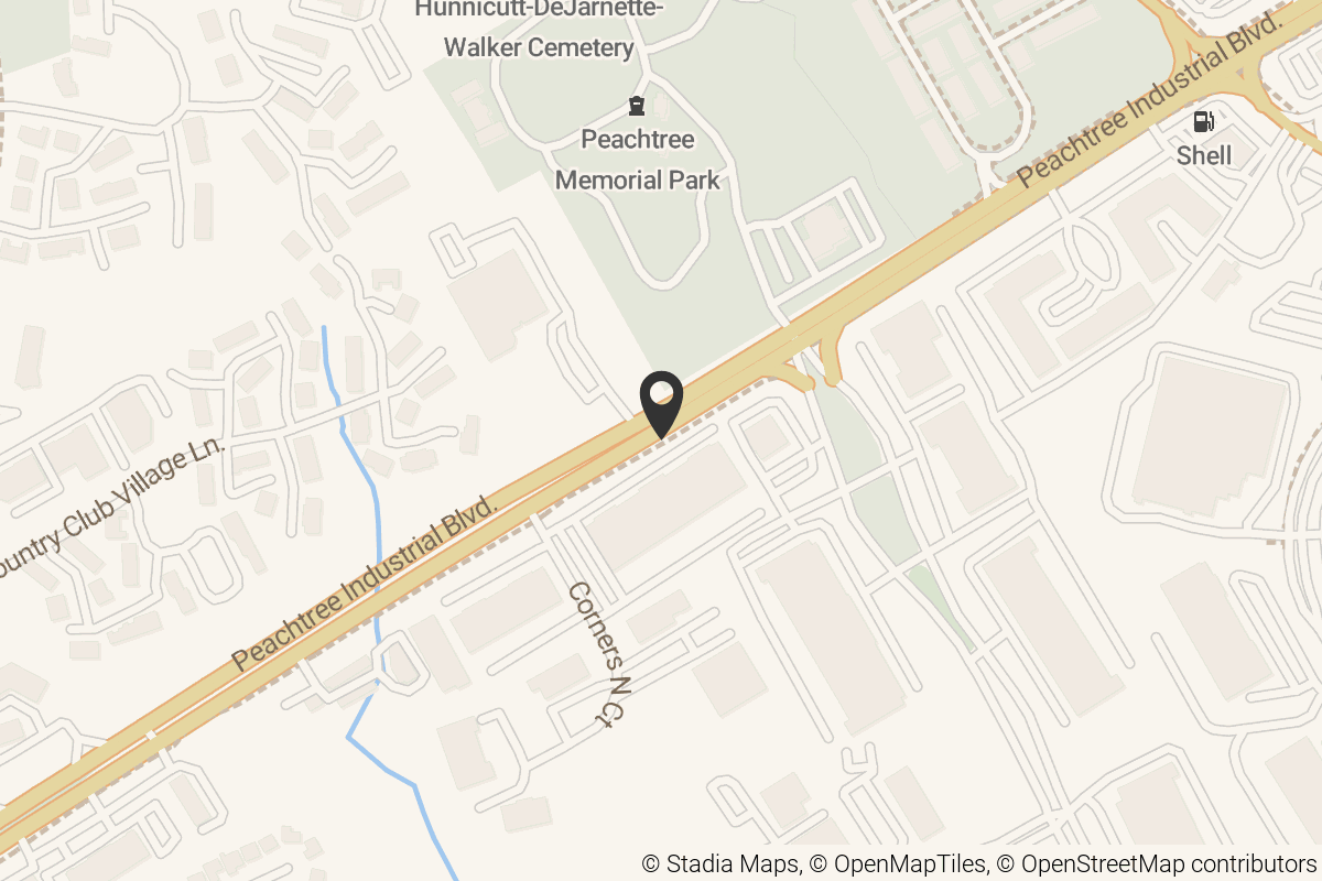 Map with location marker