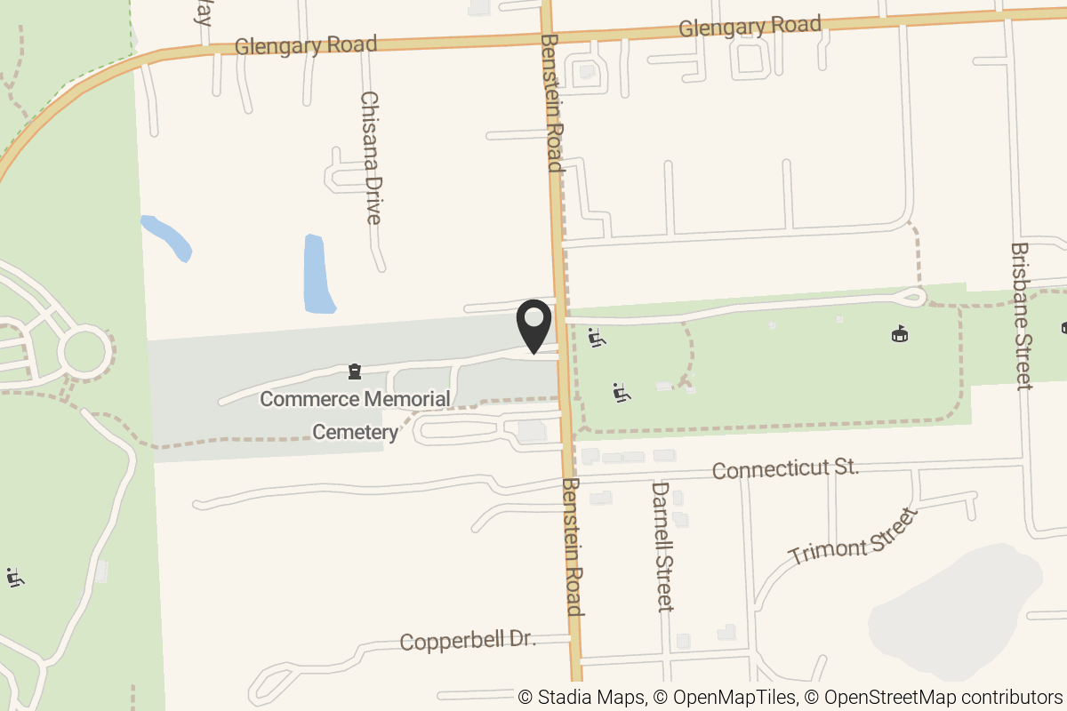 Map with location marker