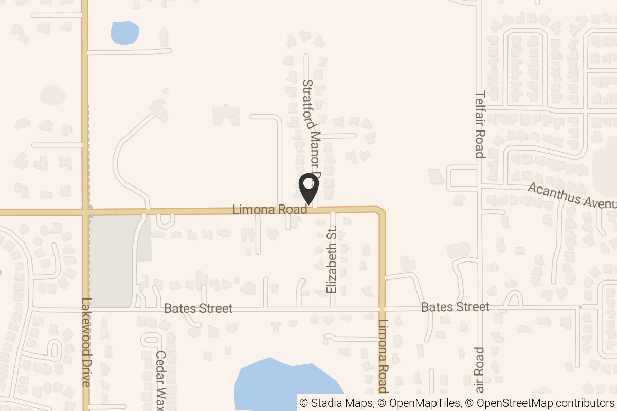 Map with location marker