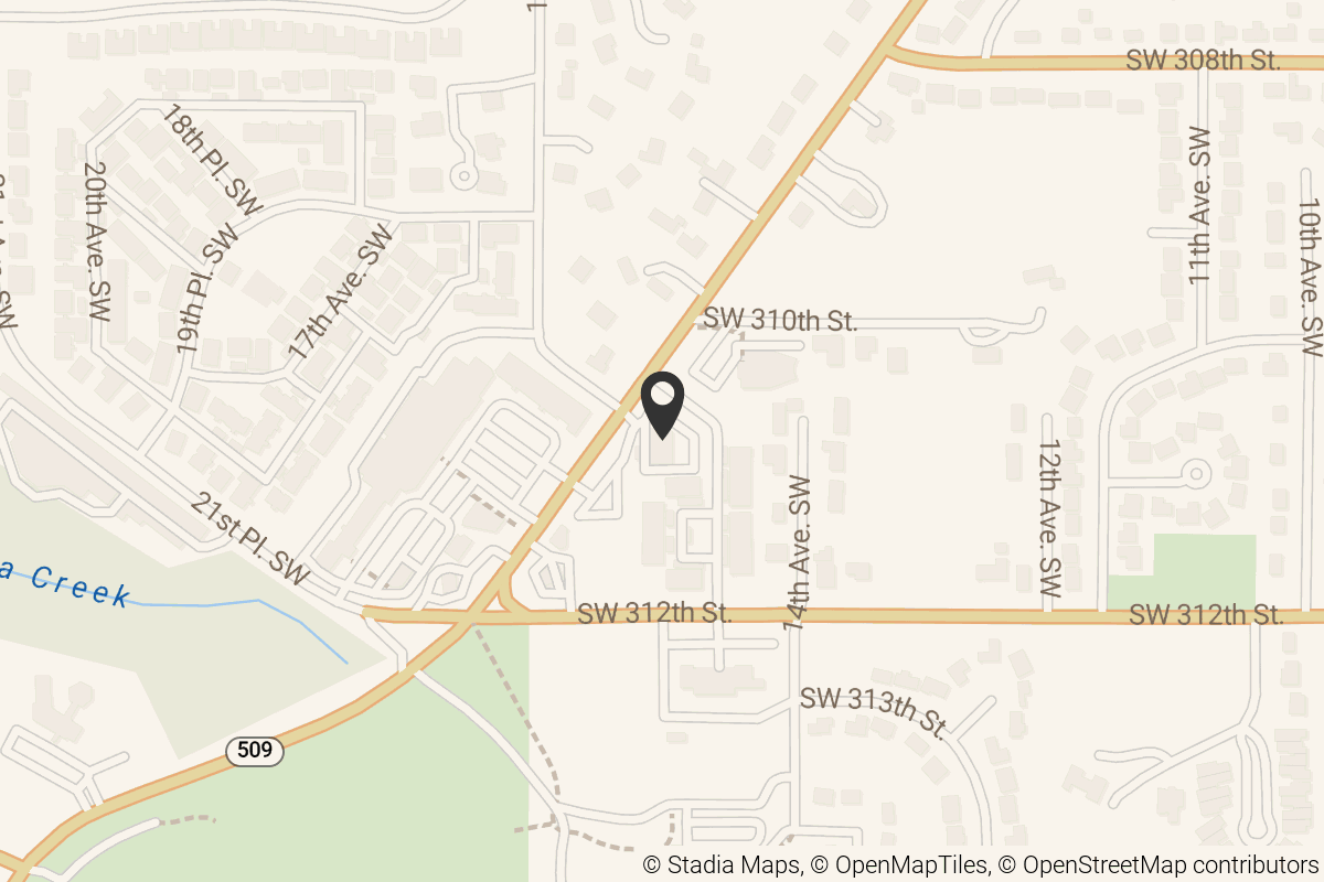 Map with location marker