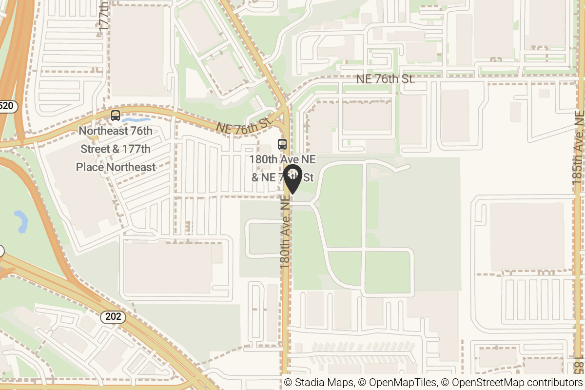 Map with location marker