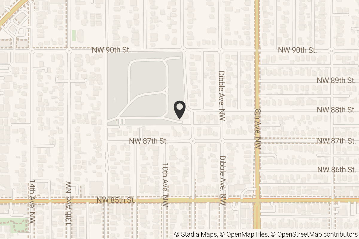 Map with location marker