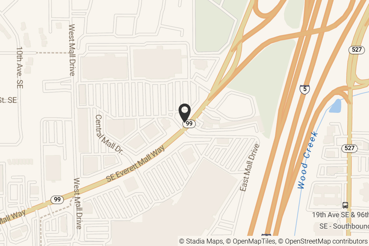 Map with location marker