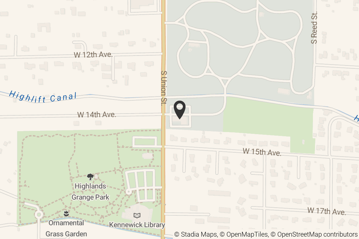 Map with location marker