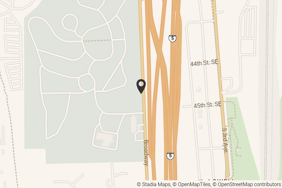 Map with location marker