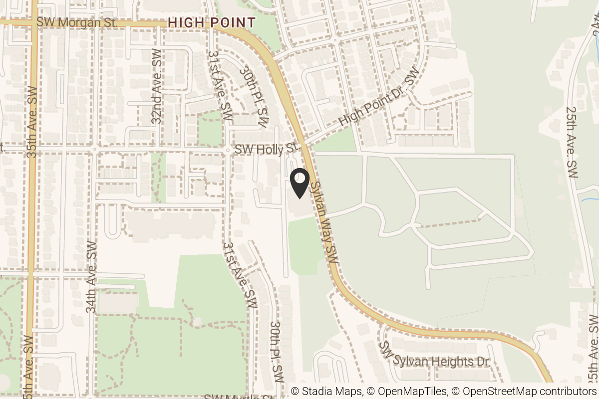 Map with location marker