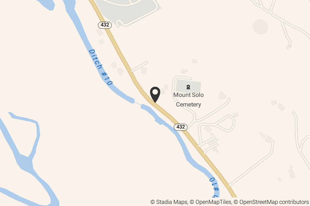 Map with location marker