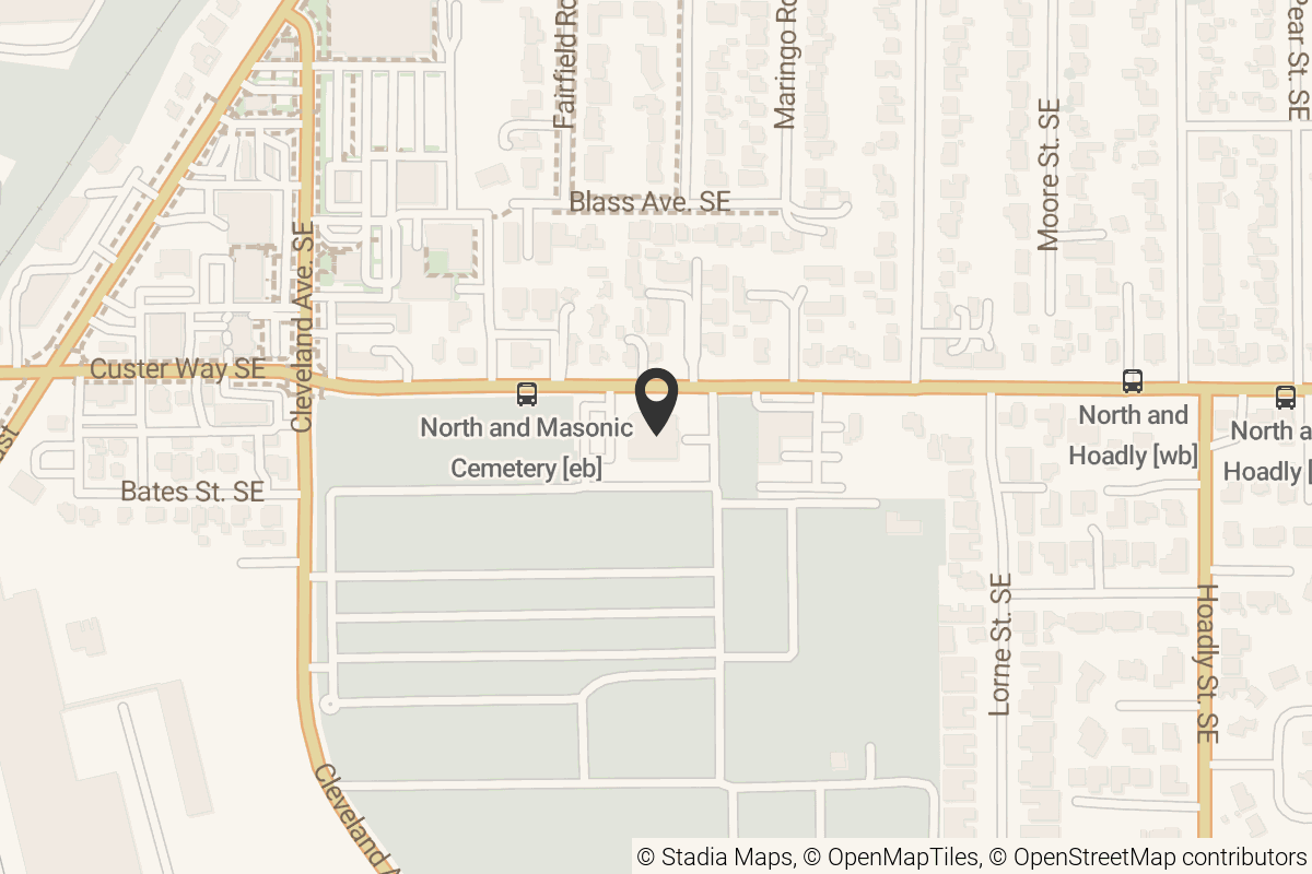 Map with location marker