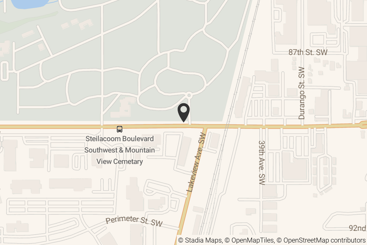 Map with location marker