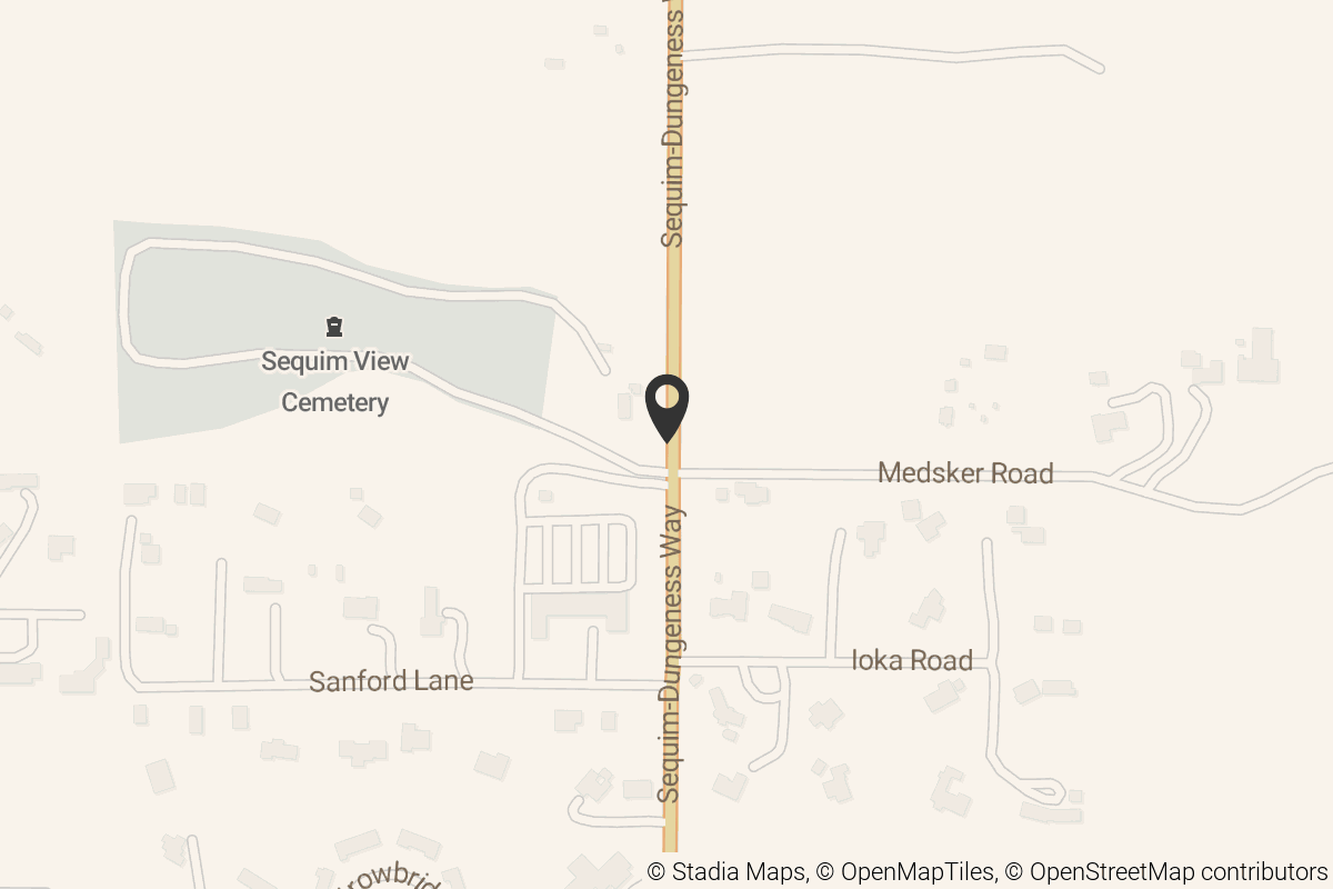 Map with location marker