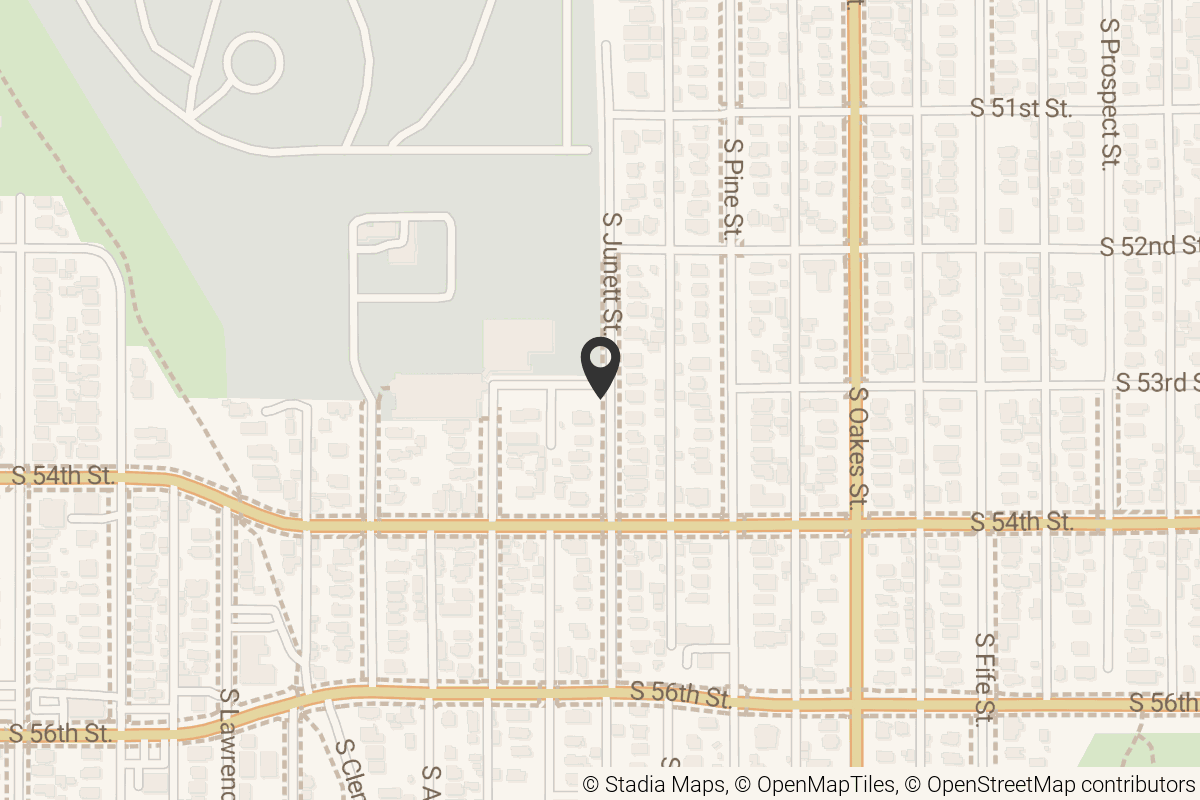 Map with location marker