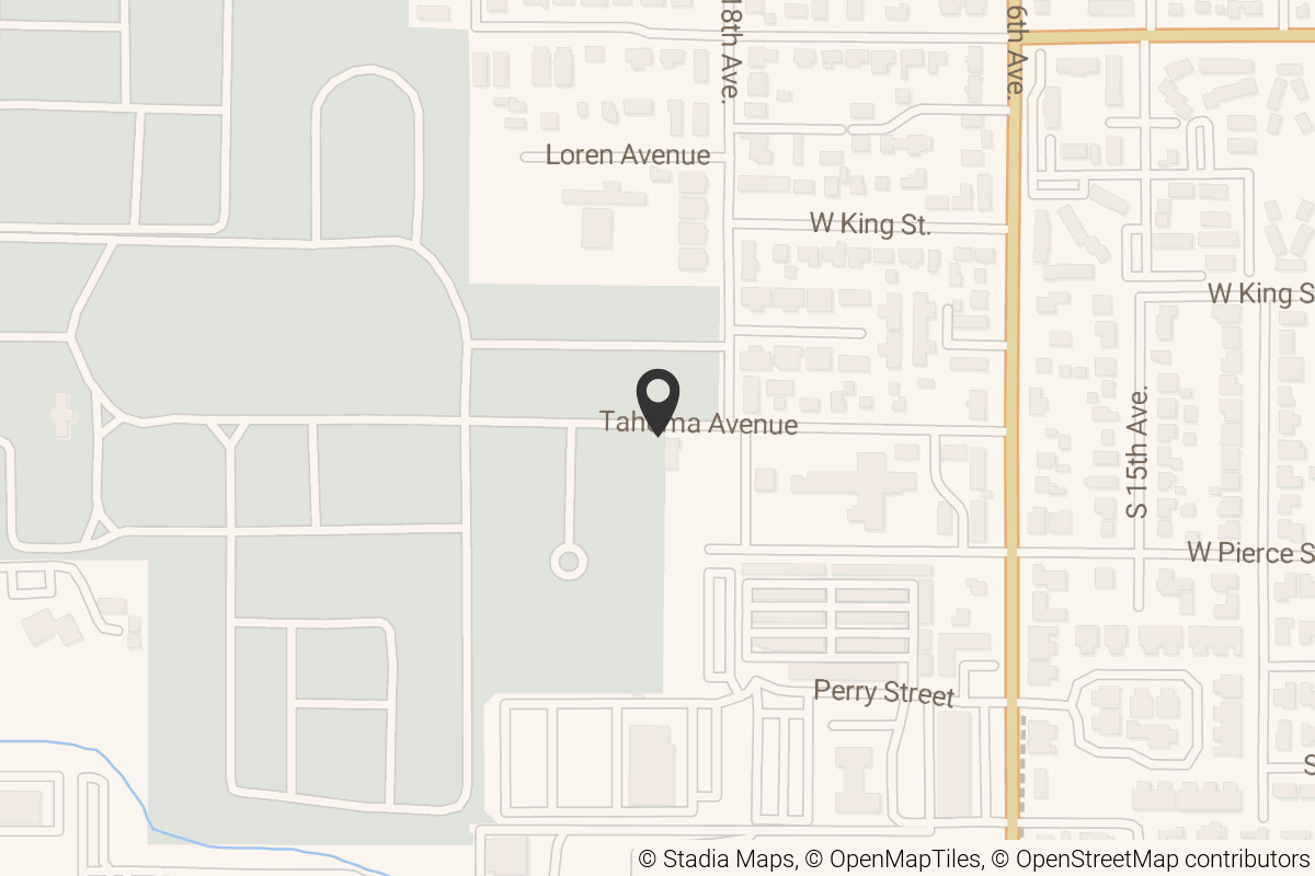 Map with location marker