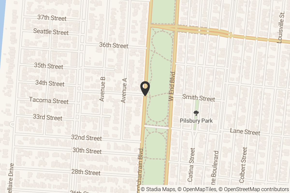 Map with location marker