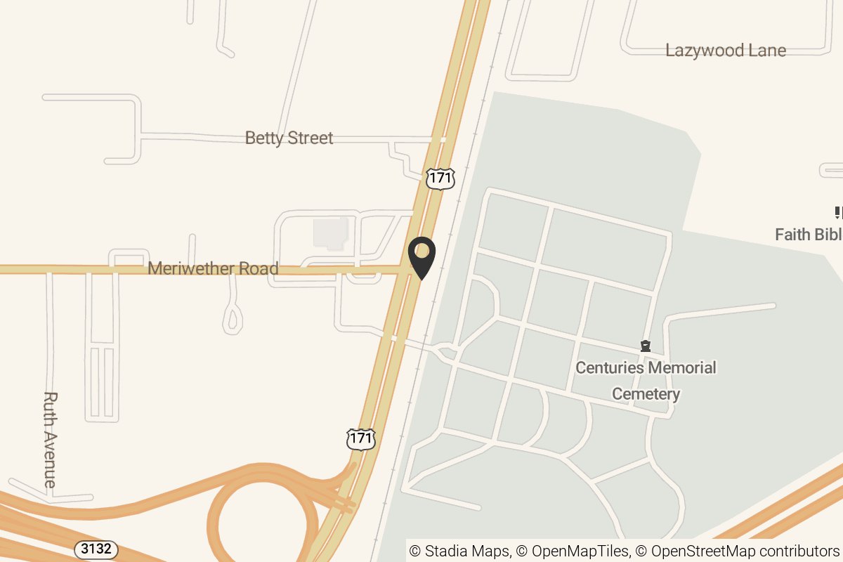 Map with location marker