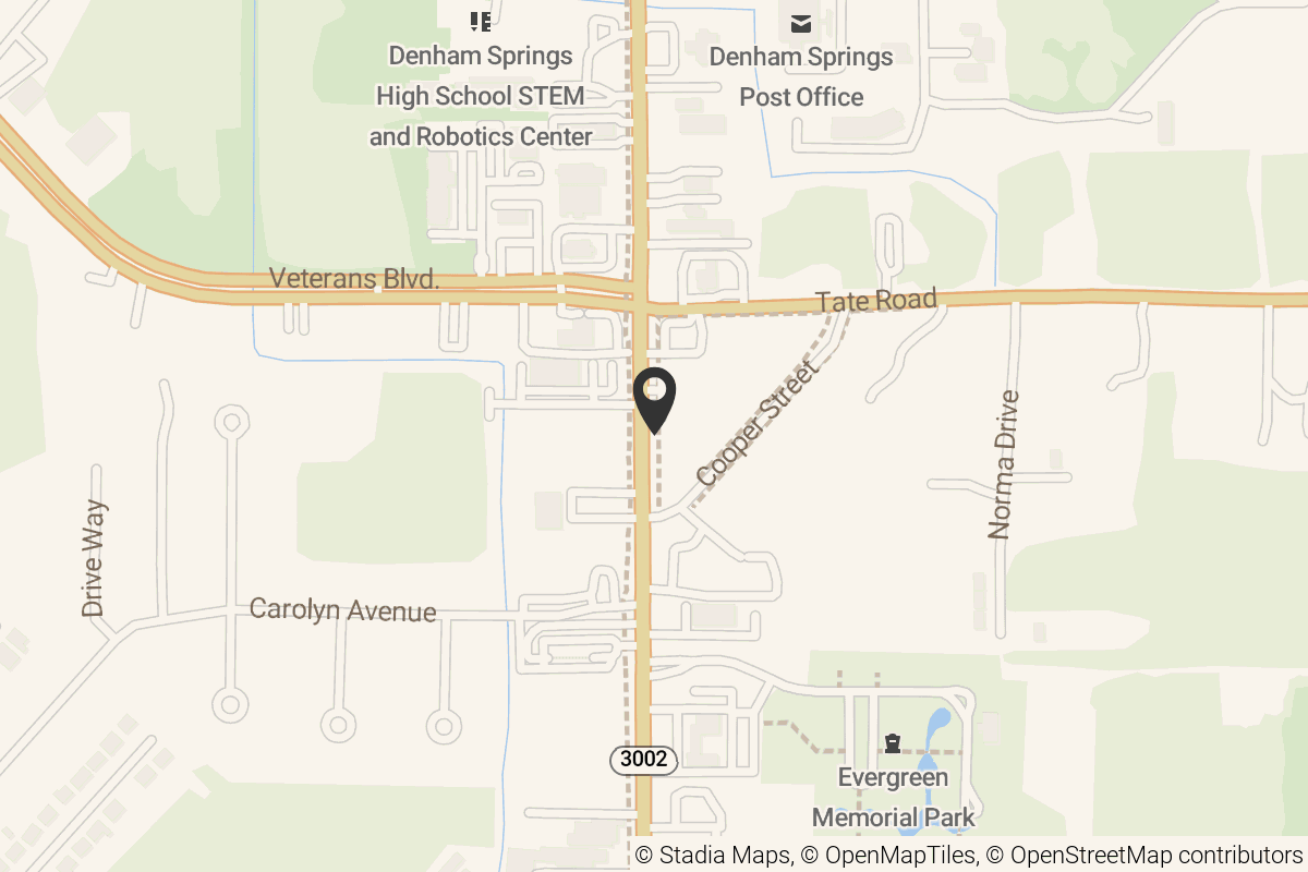 Map with location marker