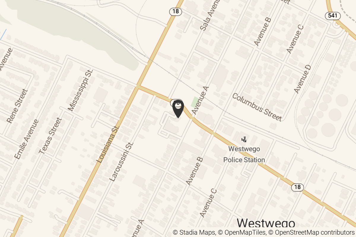 Map with location marker