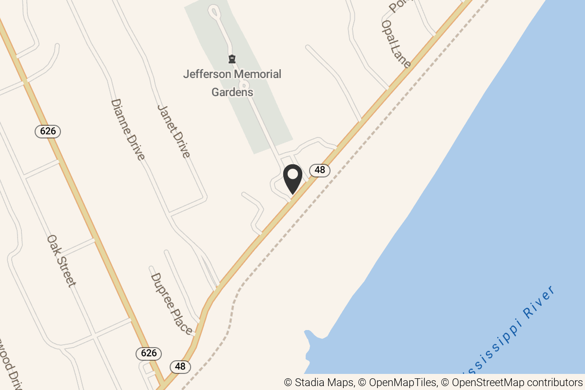 Map with location marker