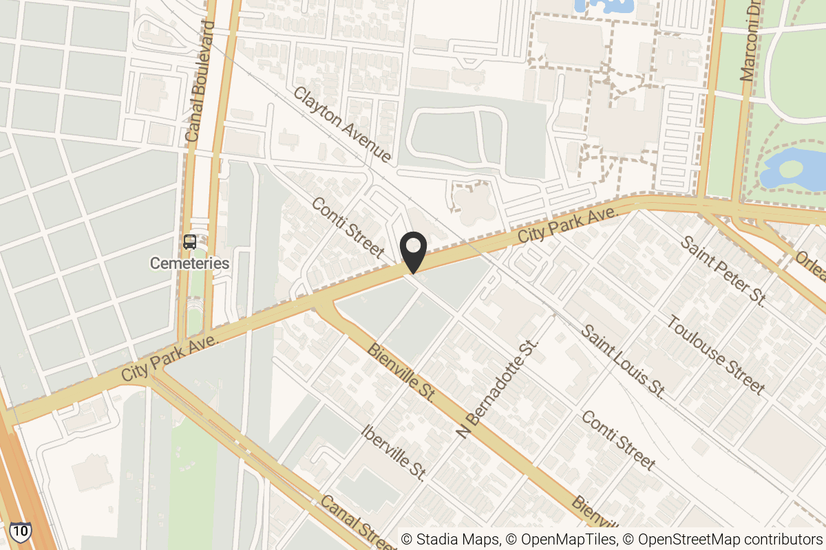 Map with location marker