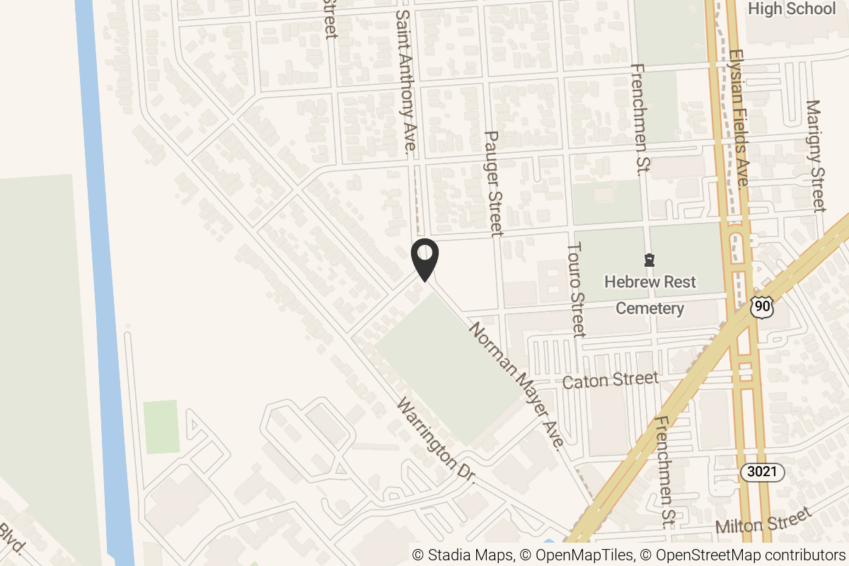 Map with location marker