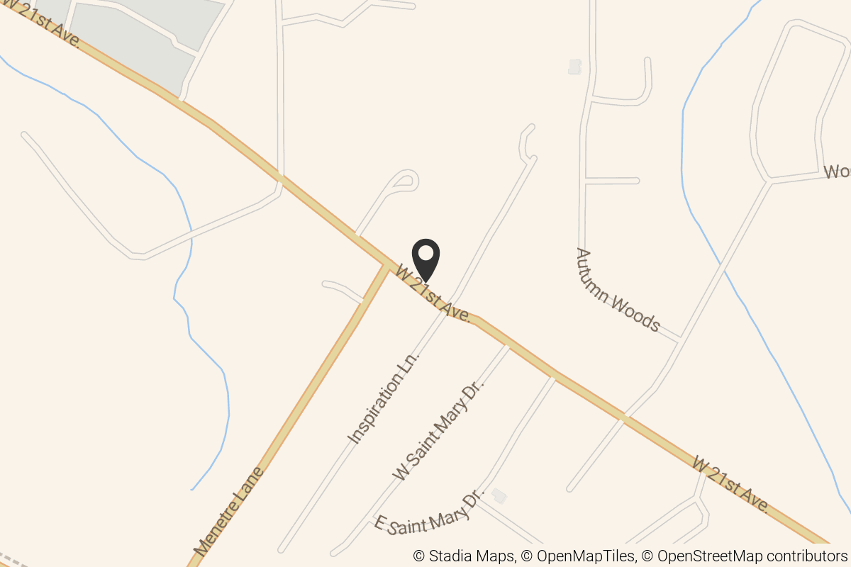 Map with location marker