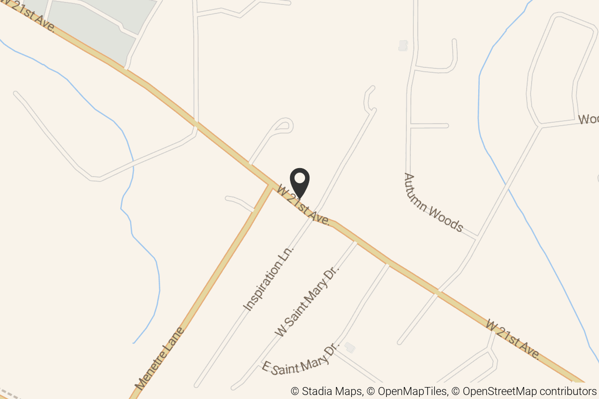 Map with location marker