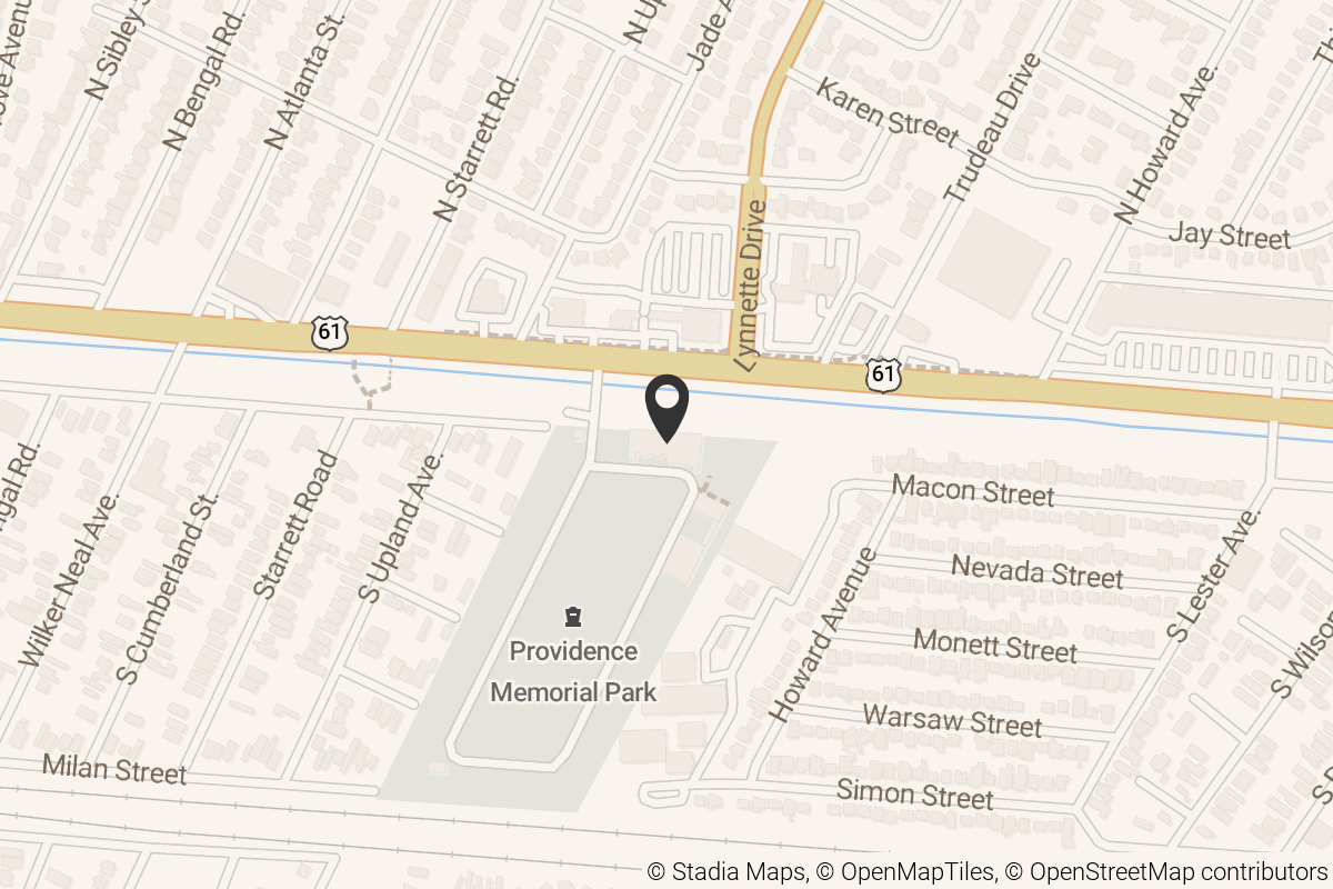 Map with location marker