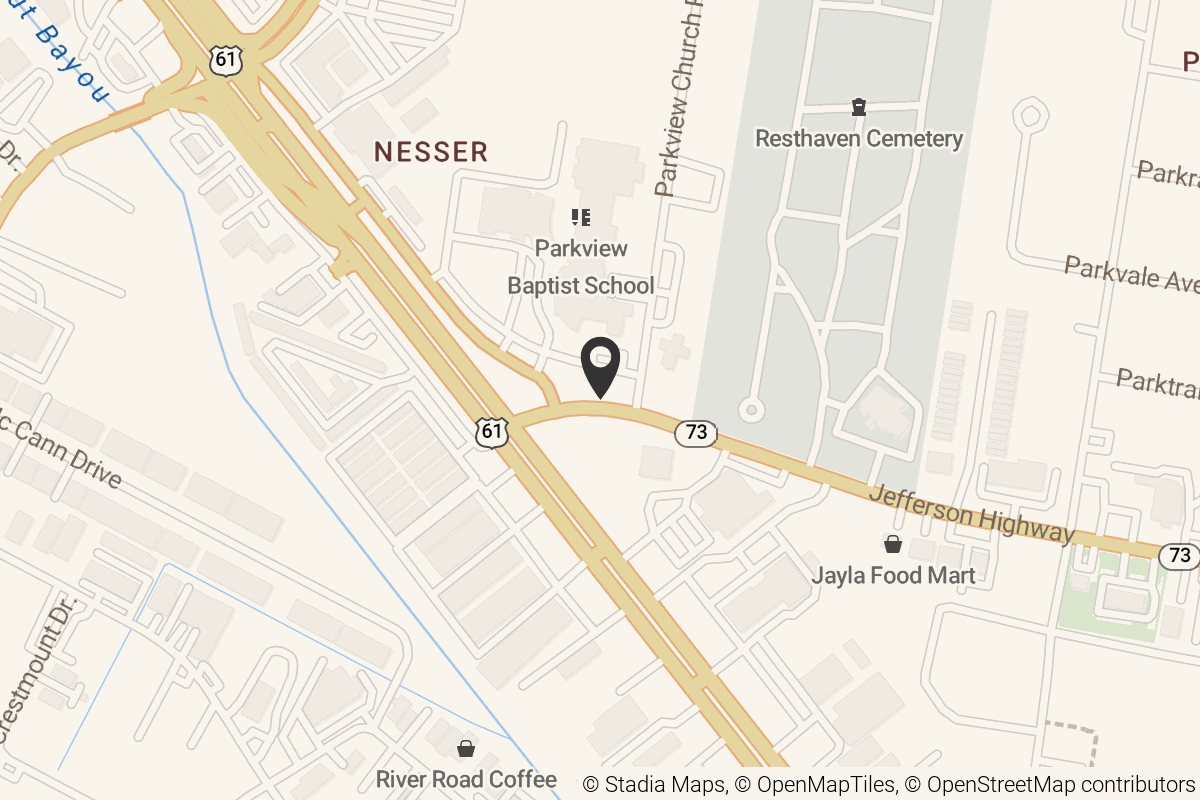 Map with location marker