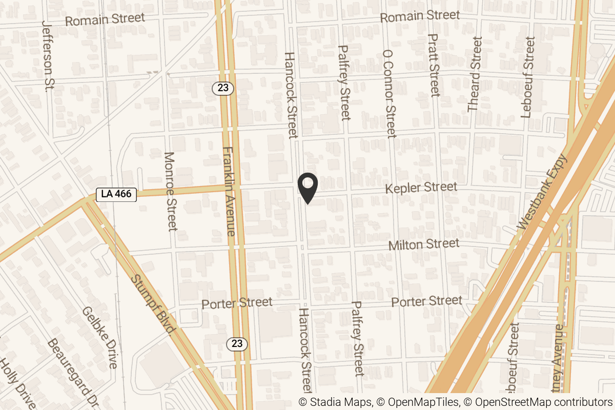 Map with location marker