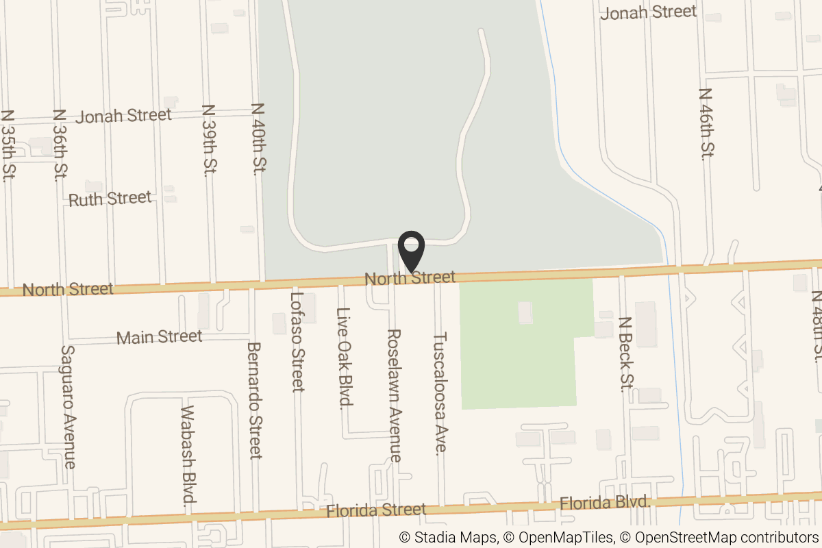 Map with location marker