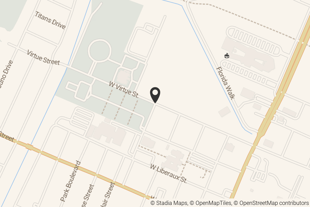 Map with location marker