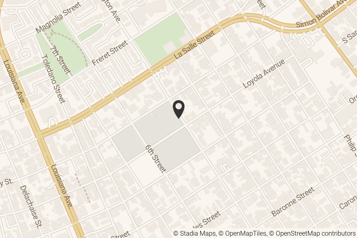 Map with location marker