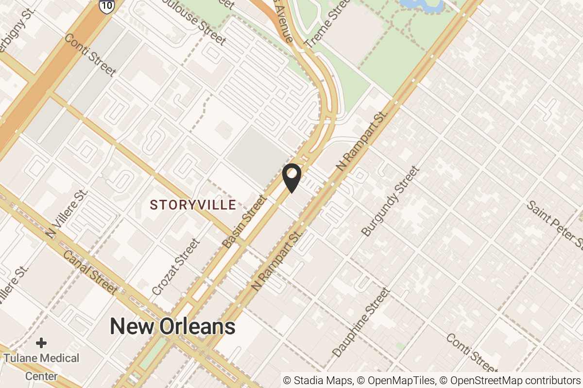 Map with location marker