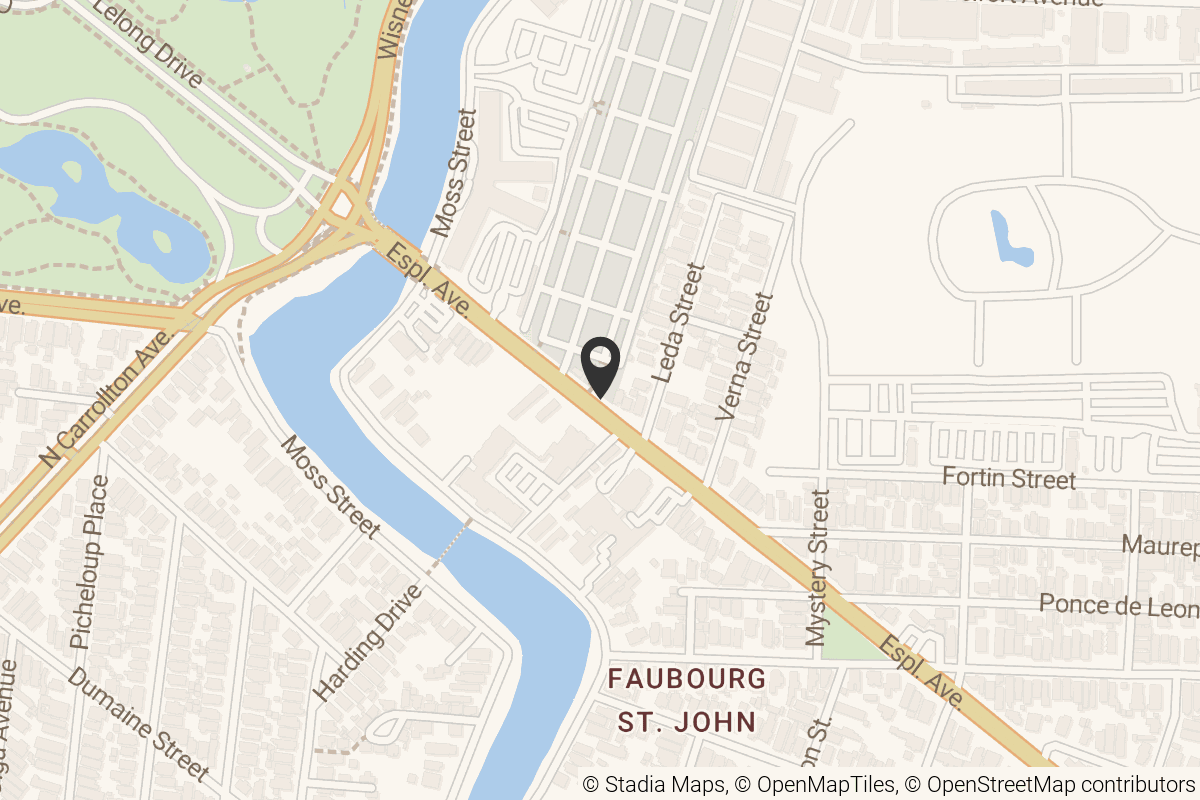 Map with location marker