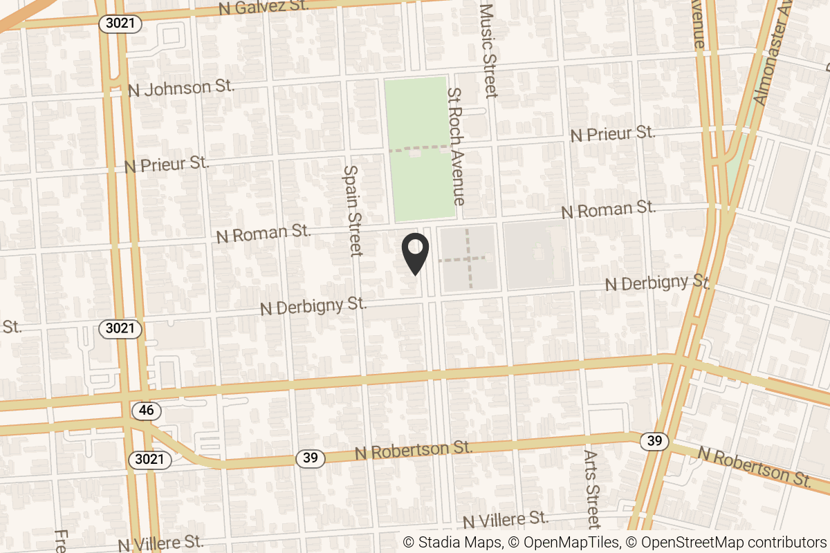 Map with location marker