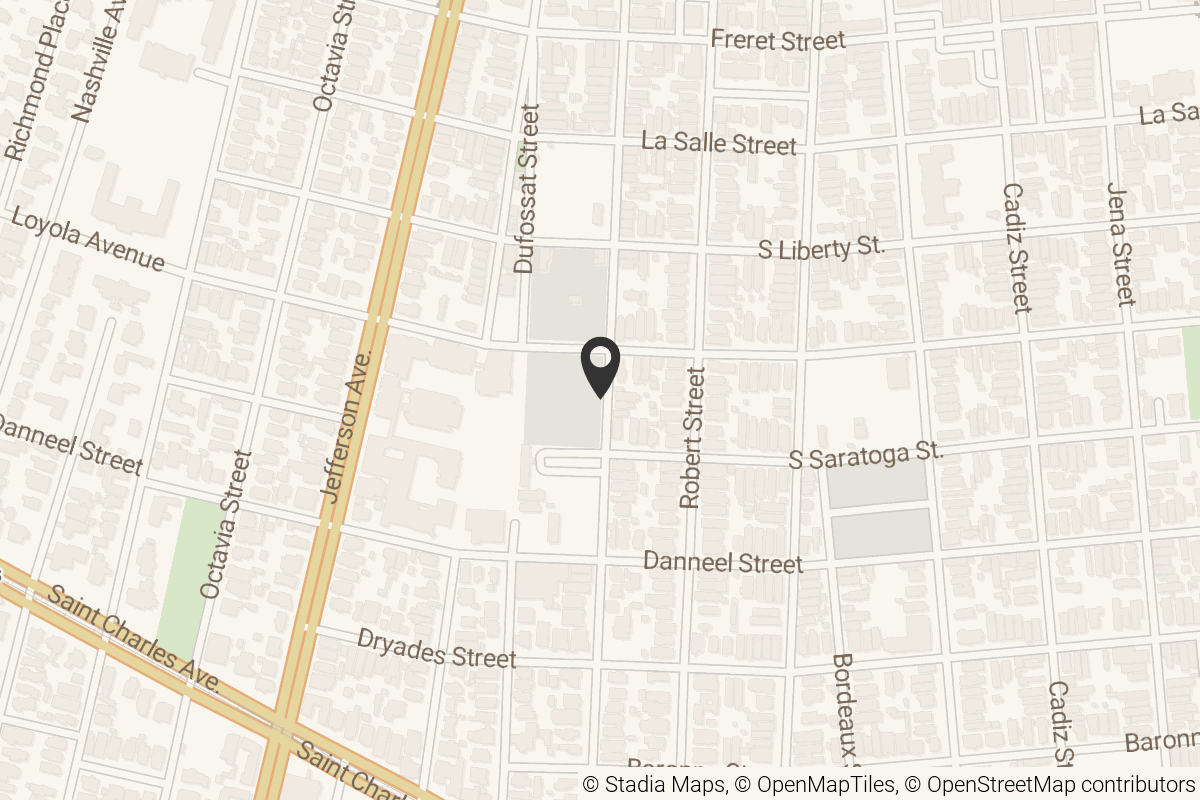 Map with location marker