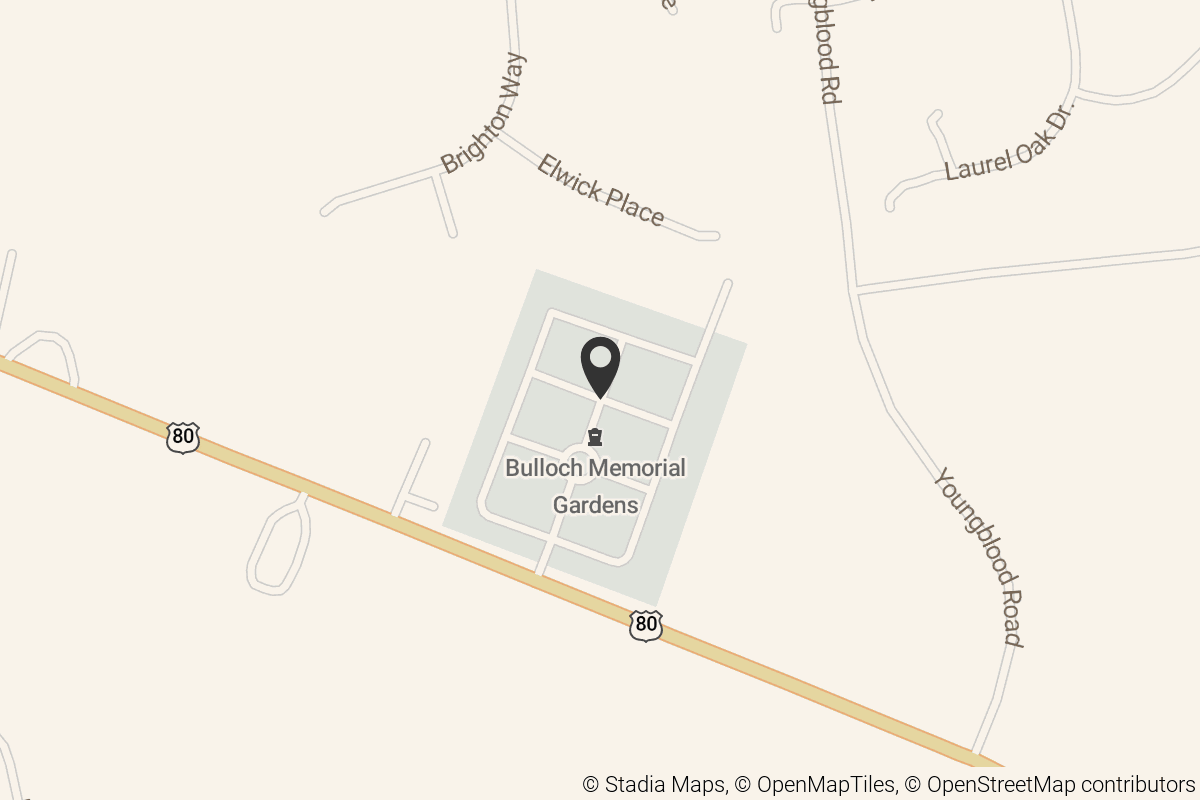 Map with location marker