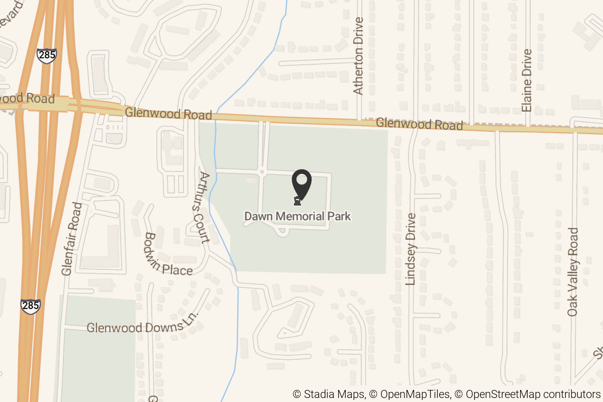 Map with location marker