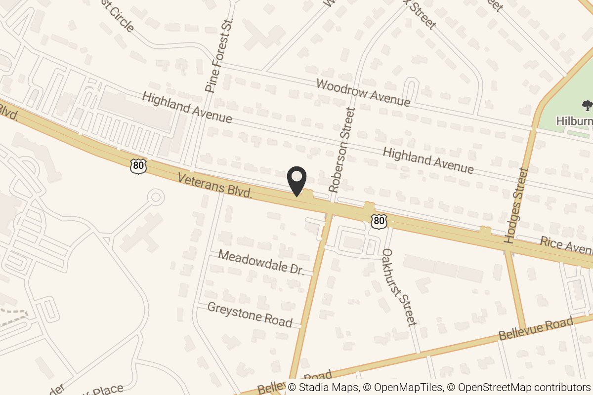 Map with location marker