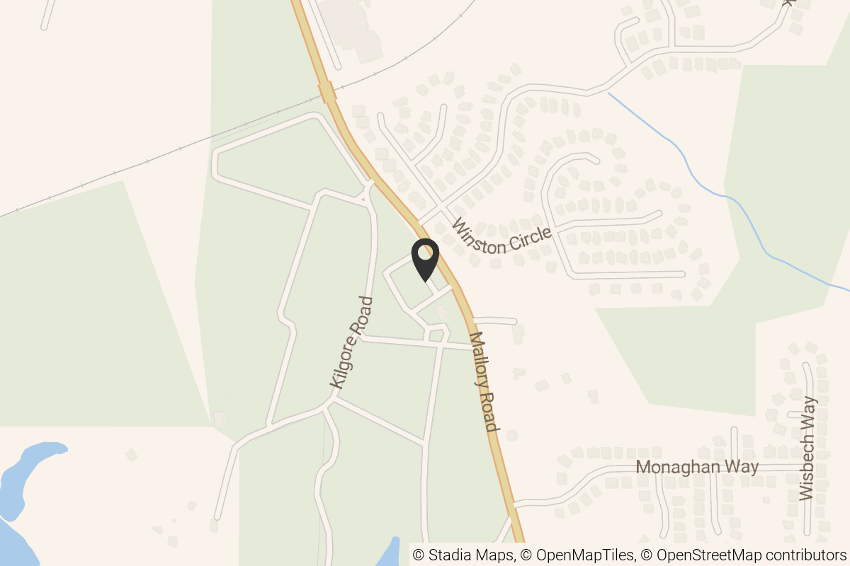 Map with location marker