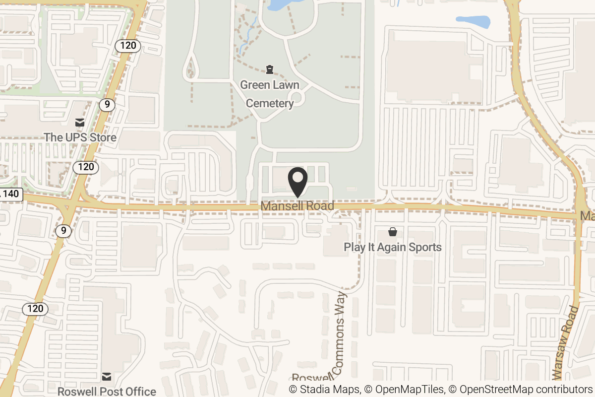 Map with location marker