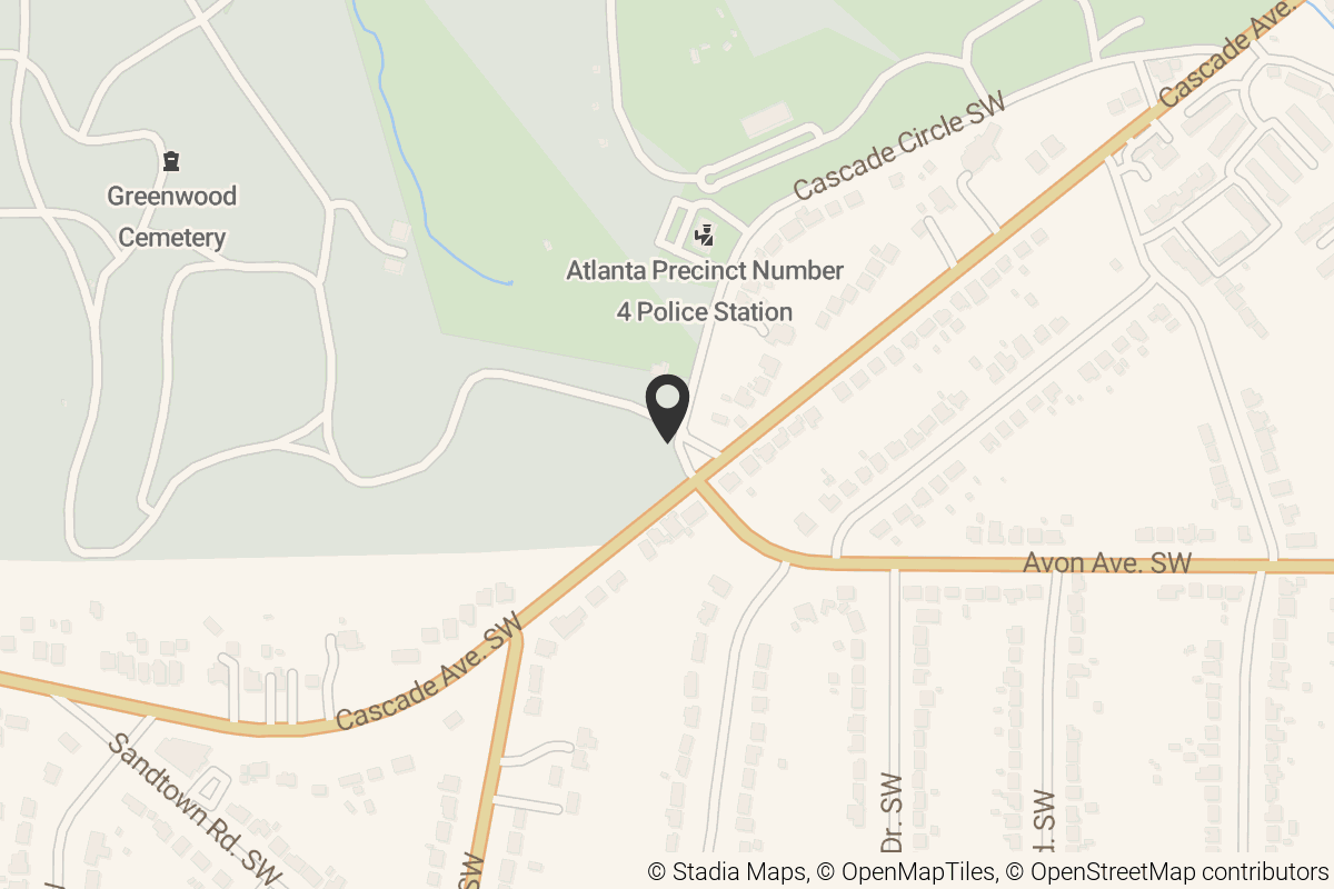 Map with location marker